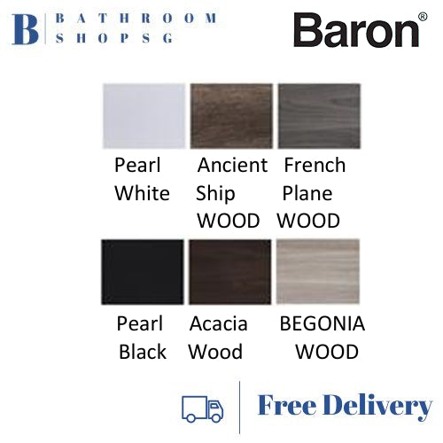 Baron MC680 Stainless Steel Mirror Cabinet with Single Door 68cm