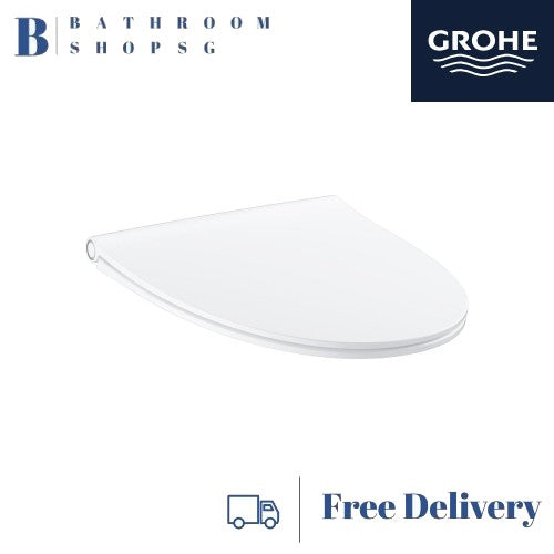 Grohe 101330SH00 Bau Ceramic WC Seat and Cover | Grohe Toilet Bowl Seat