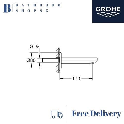Grohe Eurosmart Cosmopolitan Bath spout | Bath Inlet Grohe 13261000