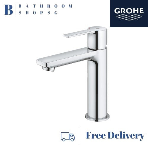 Grohe Lineare basin mixer S Size with PushOpen | Grohe Bathroom Sink Mixer 23106001