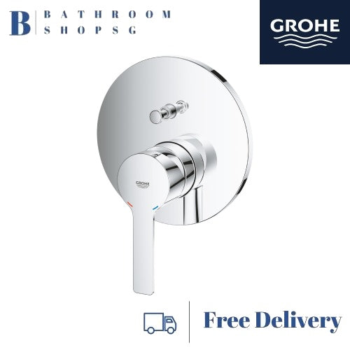 Grohe Single Lever 2-Way Conceal Mixer Bathroom Bundle Set - Round | Grohe 35600000 24064001 26662