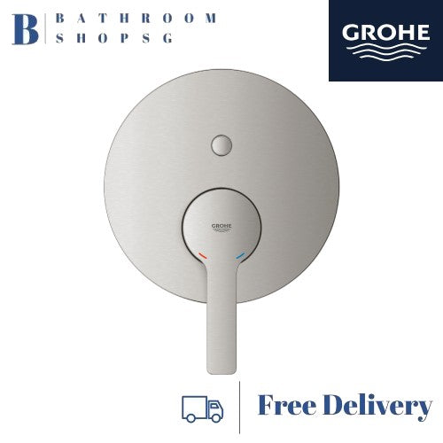 GROHE Lineare Single-lever Bath Mixer Trimset with 2-way diverter 24064DC1 SuperSteel