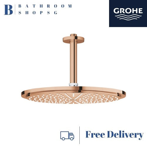 Grohe Single Lever 3-Way Conceal Mixer Bathroom Bundle Set Warm Sunset-Round | Grohe 35600 24092DA1