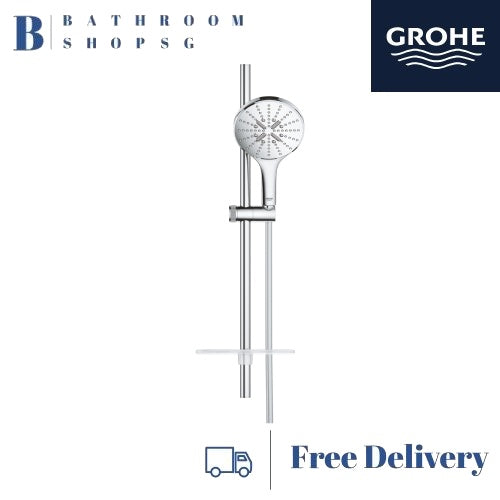 Grohe Rainshower Smartactive 150 Shower Rail Set 3 Sprays 26592000 | Sliding Rail Set