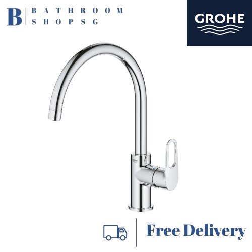 Grohe BauFlow Single-Lever Kitchen Sink Mixer 31230001