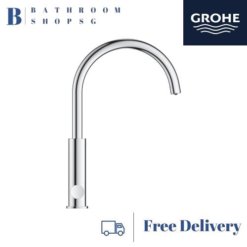 GROHE Blue Pure Eurosmart Single-lever Kitchen Sink Mixer 31722000 with Filter Starter Set 40438001