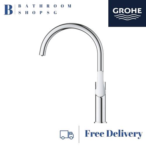 GROHE Blue Pure Eurosmart Single-lever Kitchen Sink Mixer 31722000 with Filter Starter Set 40438001