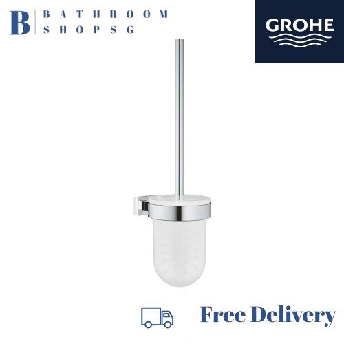 Grohe Essentials Cube Toilet Brush Set 40513001 | Grohe Bathroom Accessories