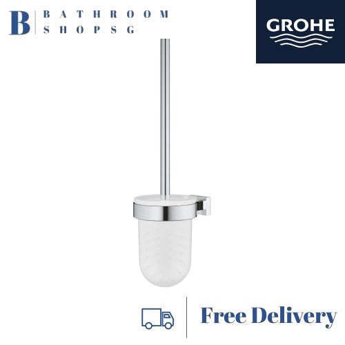 Grohe Essentials Cube Toilet Brush Set 40513001 | Grohe Bathroom Accessories