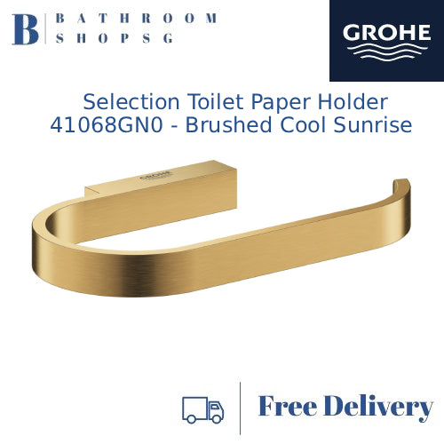 Grohe Selection Toilet Paper Roll Holder 41068000 and PVD Colors | Bathroom Accessories