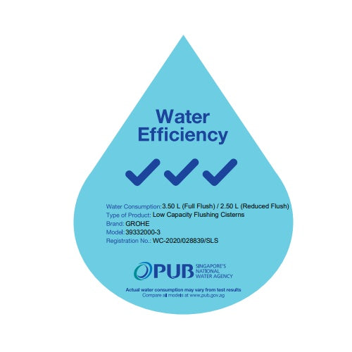 Grohe Euro Ceramic Floor Standing Toilet WC Set New 3933800H+39330002+39332000