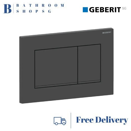 Geberit Sigma30 Actuator Plate 115.883.16.1 Matt Black Toilet flush plate