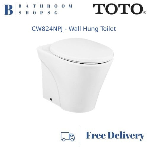 TOTO AVANTE Wall Faced Toilet Bowl with Seat Cover CW824NPJ