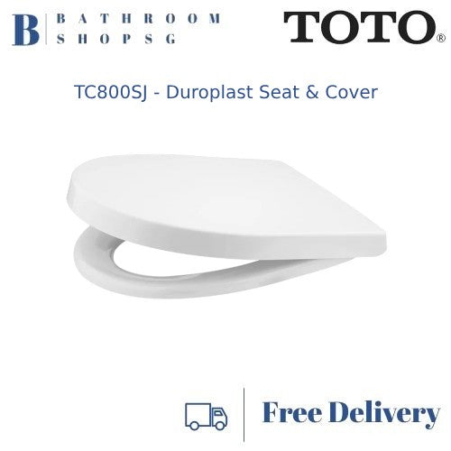 TOTO Duroplast Soft Closing Toilet Seat and Cover TC800SJ