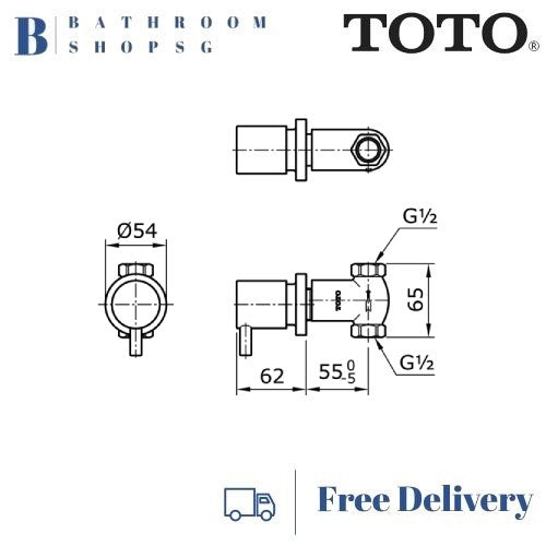 TOTO EGO || Stop Valve TX452SES | Bathroom Accessories