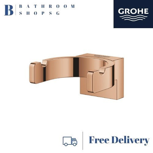 Grohe 41049DA0 Selection Double Robe Hook | Grohe Bathroom Accessories