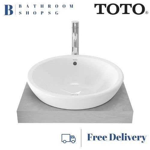 TOTO LW526NJ Semi Recessed Lavatory Basin | Toto Wash Basin