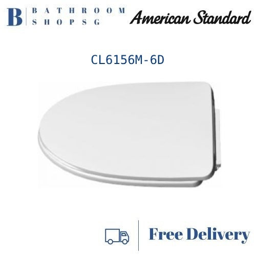 American Standard Slow Closing Seat and Cover For Neo Modern Close Coupled Toilet CL6156M-6D/62000NS-WT