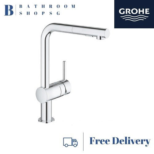 Grohe Minta L-Spout Single-Lever Kitchen Sink Mixer 30274000