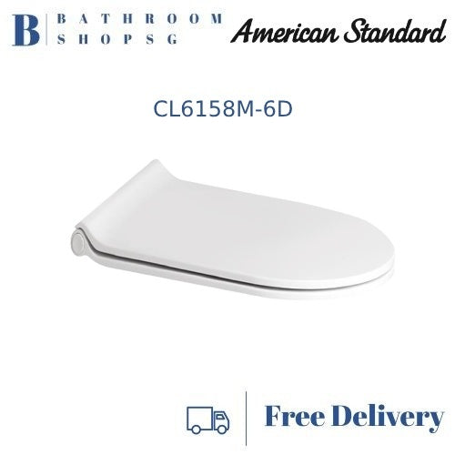 American Standard Slow Closing Seat and Cover CL6158M-6D For Cygnet Hygiene Rim Toilet Bowl