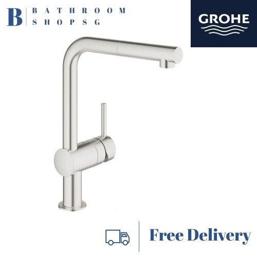Grohe Minta SuperSteel Single-Lever Sink Mixer 32168DC0