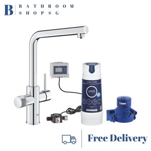 Grohe Blue Pure Minta Starter Kit With S-size Filter Kitchen Faucet 30589000