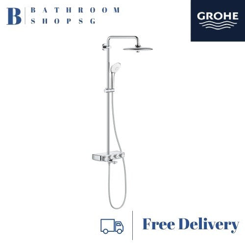 Grohe Euphoria Smartcontrol 260 Shower System Thermostatic Bath Mixer 26608000