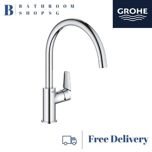 Grohe BauEdge Single-Lever Kitchen Sink Mixer 31233001