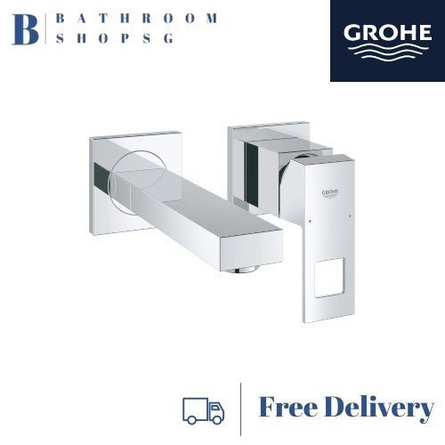 Grohe Eurocube 2-hole Basin Mixer S-size | Grohe Wall Mount Basin Mixer 19895000