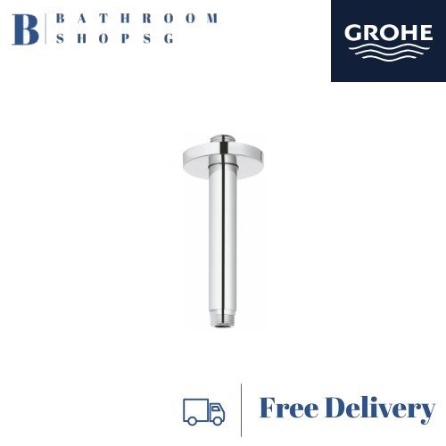Grohe 28724000 Rainshower Shower arm ceiling 142 mm | For Overhead Shower