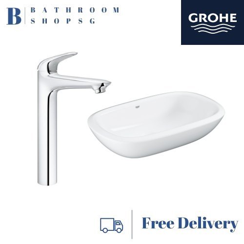 Grohe Eurostyle 39216000 Vessel Basin 50 Bundle with Eurostyle Single-lever basin mixer 23719003