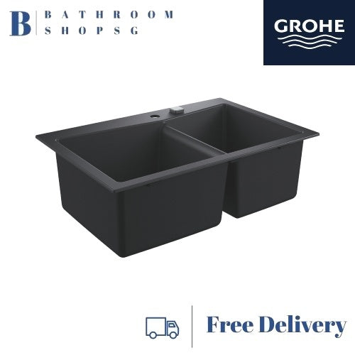 Grohe K700 Composite Sink Undermount Double Bowl Kitchen Sink 31657AP0 | Grohe Kitchen Sink