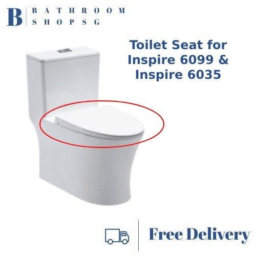 Toilet Seat Cover TS6099U for Inspire 6099 & Inspire 6035 | Inspire Toilet Seat Cover
