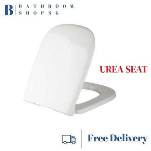 Toilet Seat Cover TS3839U | UREA Soft Close Rectangle Shape Seat