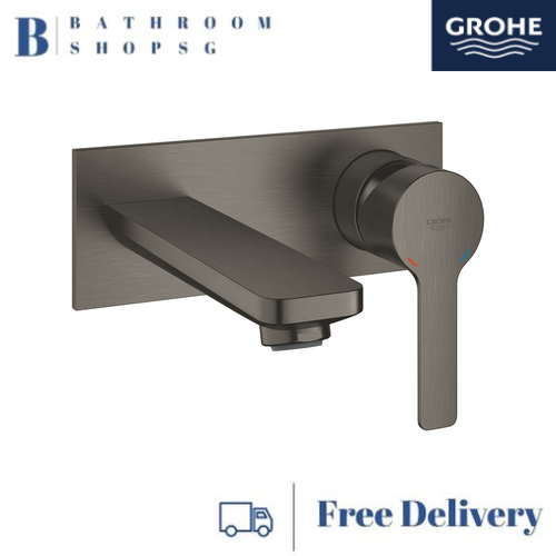 Grohe Lineare 2-Hole Basin Mixer M-Size 19409AL1 Brushed Hard Graphite - image 1