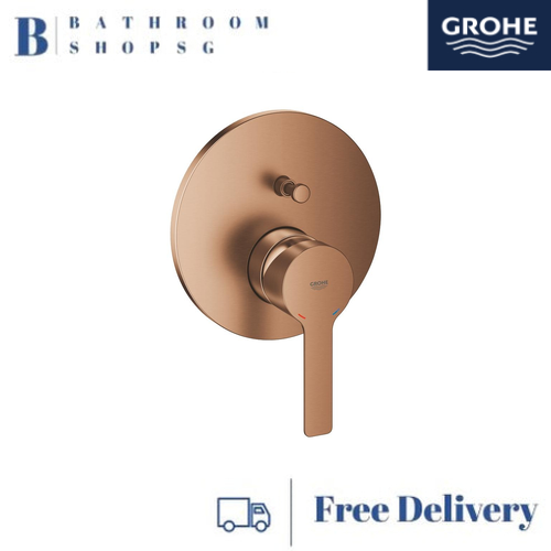 Grohe Lineare Single-Lever Mixer with 2-Way Diverter 24064DL1 Brushed Warm Sunset - image 1