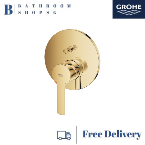 Grohe Lineare Single-Lever Mixer with 2-Way Diverter 24064GL1 Cool Sunrise - image 2