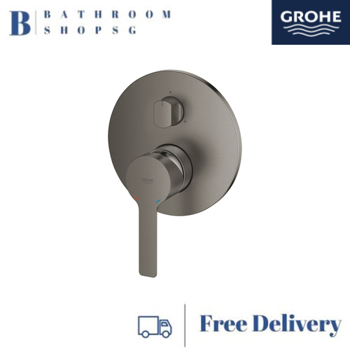 Grohe Lineare Single-Lever Mixer with 3-Way Diverter 24095AL1 Brushed Hard Graphite - image 3