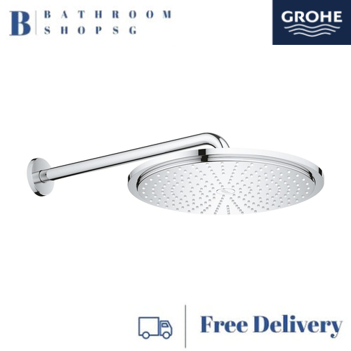 Grohe Rainshower Cosmopolitan 310 Head Shower Set 380 mm, 1 Spray 26066000 Chrome - image 1