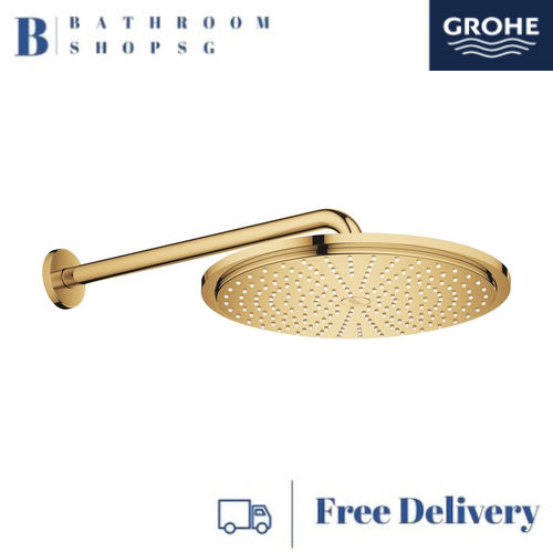 Grohe Rainshower Cosmopolitan 310 Head Shower Set 380 mm, 1 Spray 26066GL0 Cool Sunrise - image 2