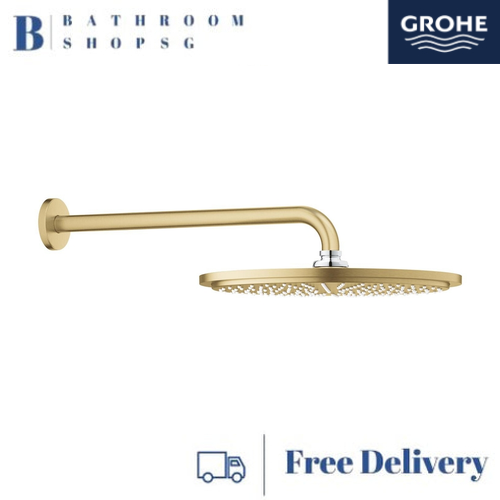 Grohe Rainshower Cosmopolitan 310 Head Shower Set 380 mm, 1 Spray 26066GN0 Brushed Cool Sunrise - image 1