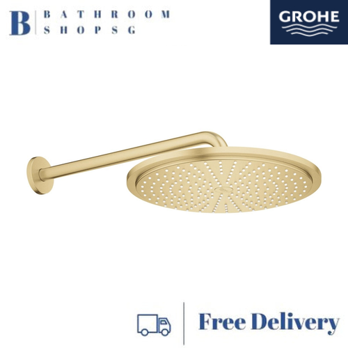 Grohe Rainshower Cosmopolitan 310 Head Shower Set 380 mm, 1 Spray 26066GN0 Brushed Cool Sunrise - image 2