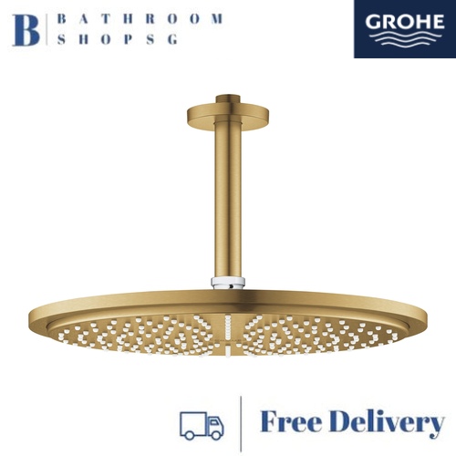 Grohe Rainshower Cosmopolitan 310 Head Shower Set 26067GN0 Brushed Cool Sunrise - image 1