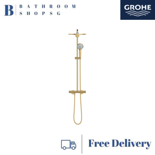 Grohe Euphoria System 310 Shower System with Thermostatic Mixer for Wall Mounting 26075GN0 Brushed Cool Sunrise - image 2