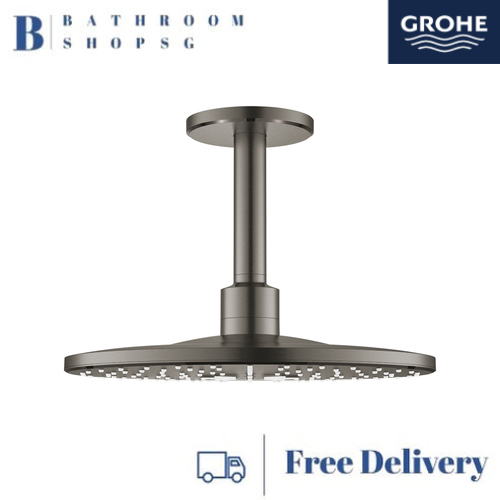 Grohe Rainshower SmartActive 310 Head Shower Set Ceiling 142 mm, 2 Sprays 26477AL0 Brushed Hard Graphite - image 1