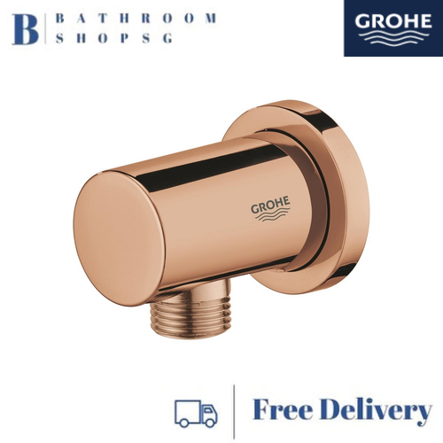 Grohe Rainshower Shower Outlet Elbow, 1/2" 27057DA0 Warm Sunset - image 3