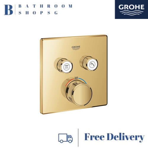 Grohe Grohtherm SmartControl Thermostat for Concealed Installation with 2 Valves 29124GL0 Cool Sunrise - image 1