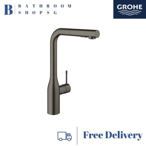 Grohe Essence Single-Lever Sink Mixer 1/2" 30270AL0 Brushed Hard Graphite - image 1
