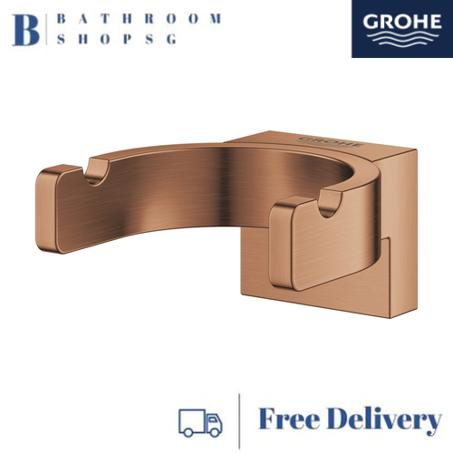 Grohe Selection Double Robe Hook 41049DL0 Brushed Warm Sunset - image 2