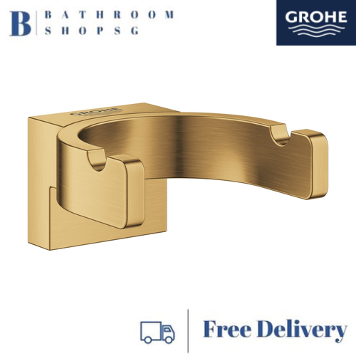 Grohe Selection Double Robe Hook 41049GN0 Brushed Cool Sunrise - image 1